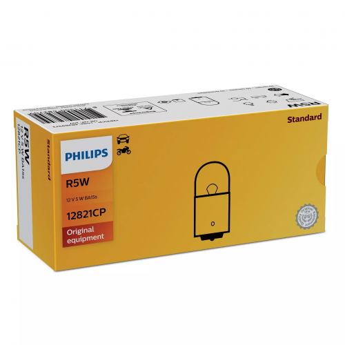 Лампа Philips 12V R5W BA15s 12821CP