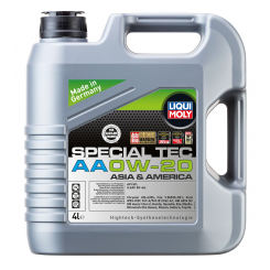 Моторное масло LIQUI MOLY Special Tec AA 0W-20 4л.