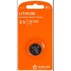 Батарейка CR1632 3V для брелоков сигнализаций литиевая 1 шт.