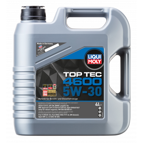 Моторное масло LIQUI MOLY Top Tec 4600 5W-30 4л.