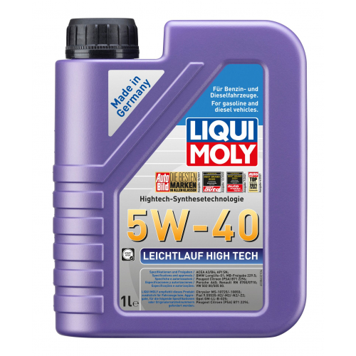 Моторное масло LIQUI MOLY Leichtlauf High Tech 5W-40 1л.