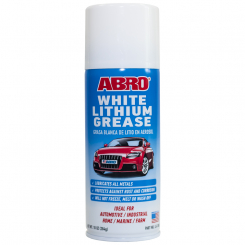 Смазка-спрей белая литиевая ABRO LG-380, 284 гр