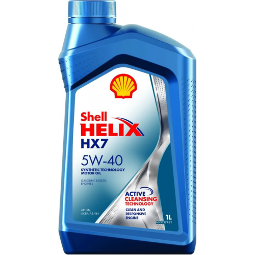 Моторное масло Shell HELIX HX7 5W-40 1л.